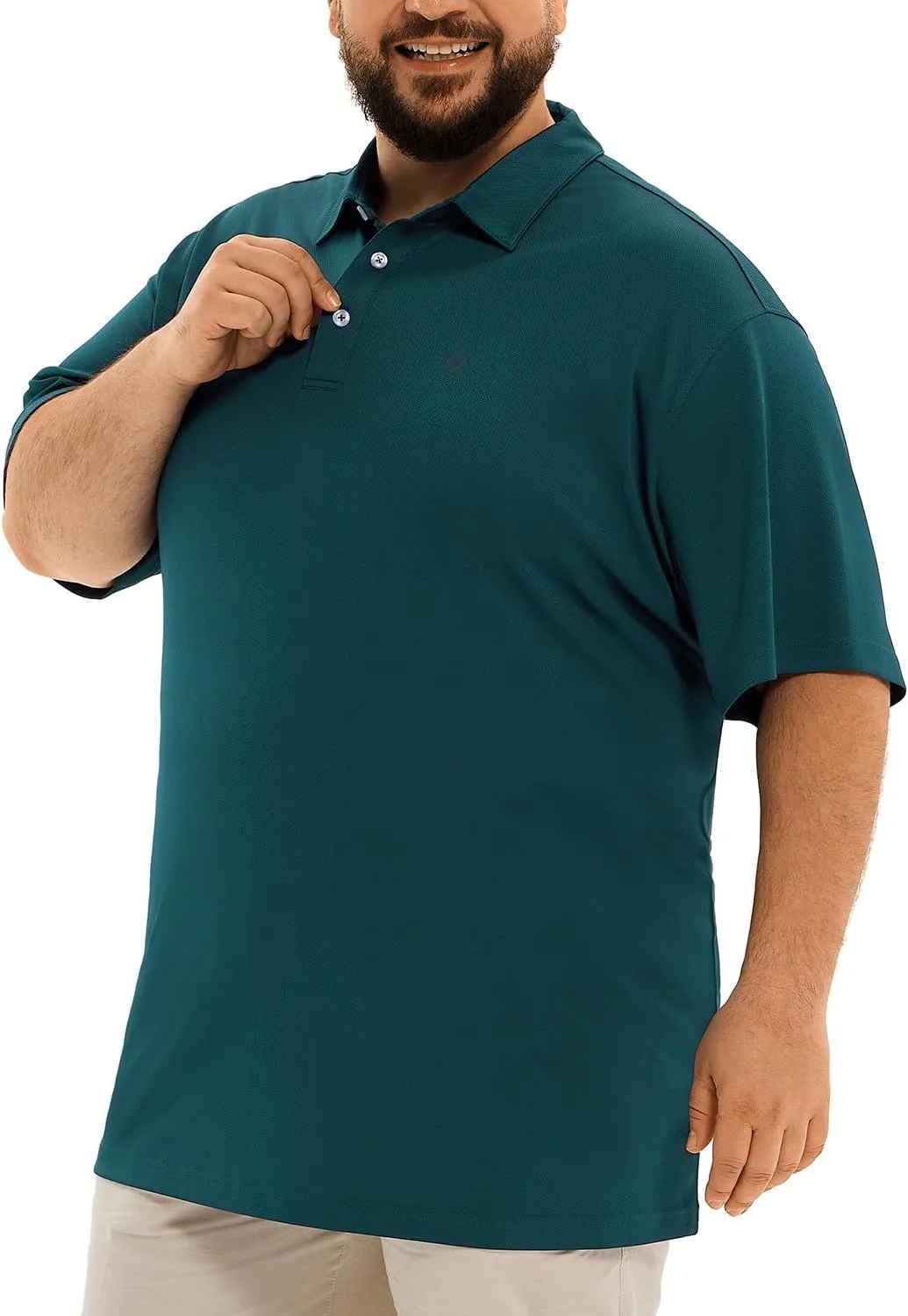 HOdo Big and Tall Mens Polo Shirt Moisture Wicking Sport Golf Shirts 2XL-6XL