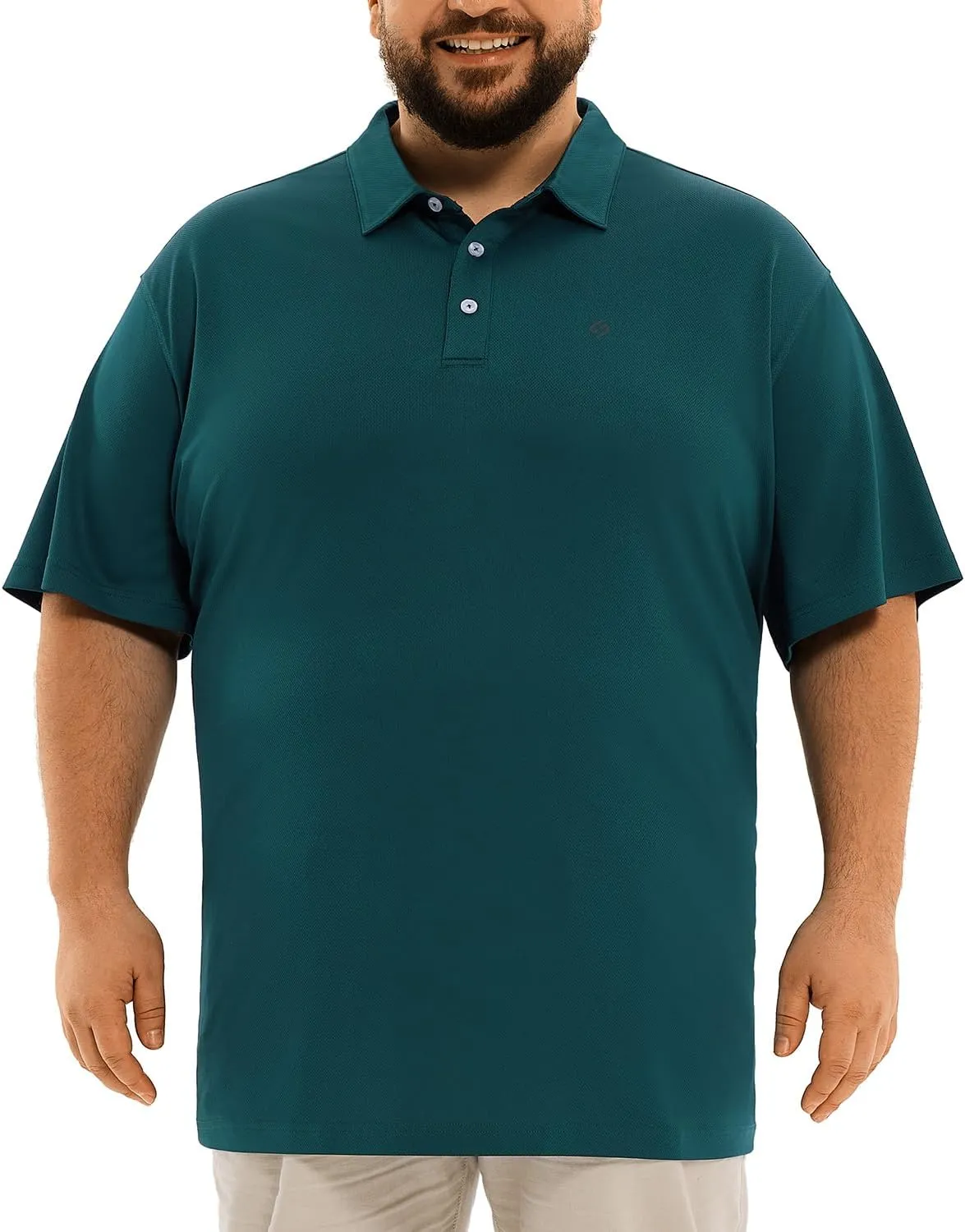 HOdo Big and Tall Mens Polo Shirt Moisture Wicking Sport Golf Shirts 2XL-6XL