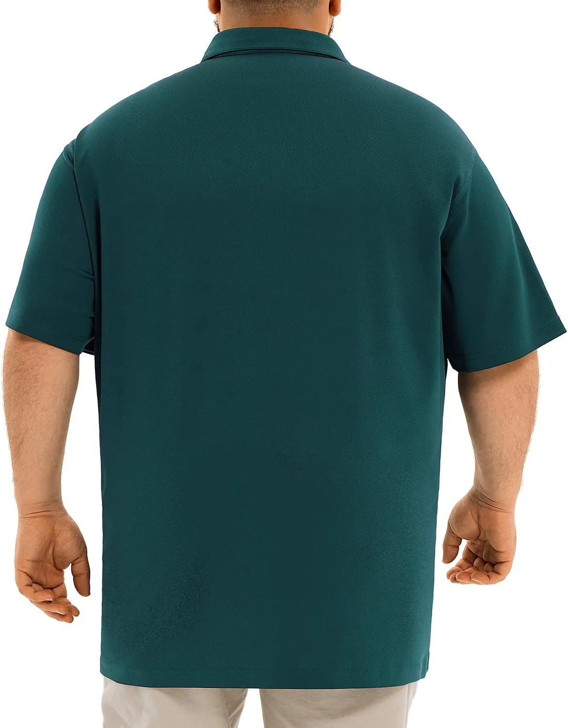 HOdo Big and Tall Mens Polo Shirt Moisture Wicking Sport Golf Shirts 2XL-6XL
