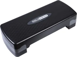 HolaHatha Compact Portable Aerobic Step Platform Exercise Fitness Equipment, Cardio Stepper with Adjustable Height for Home Gym