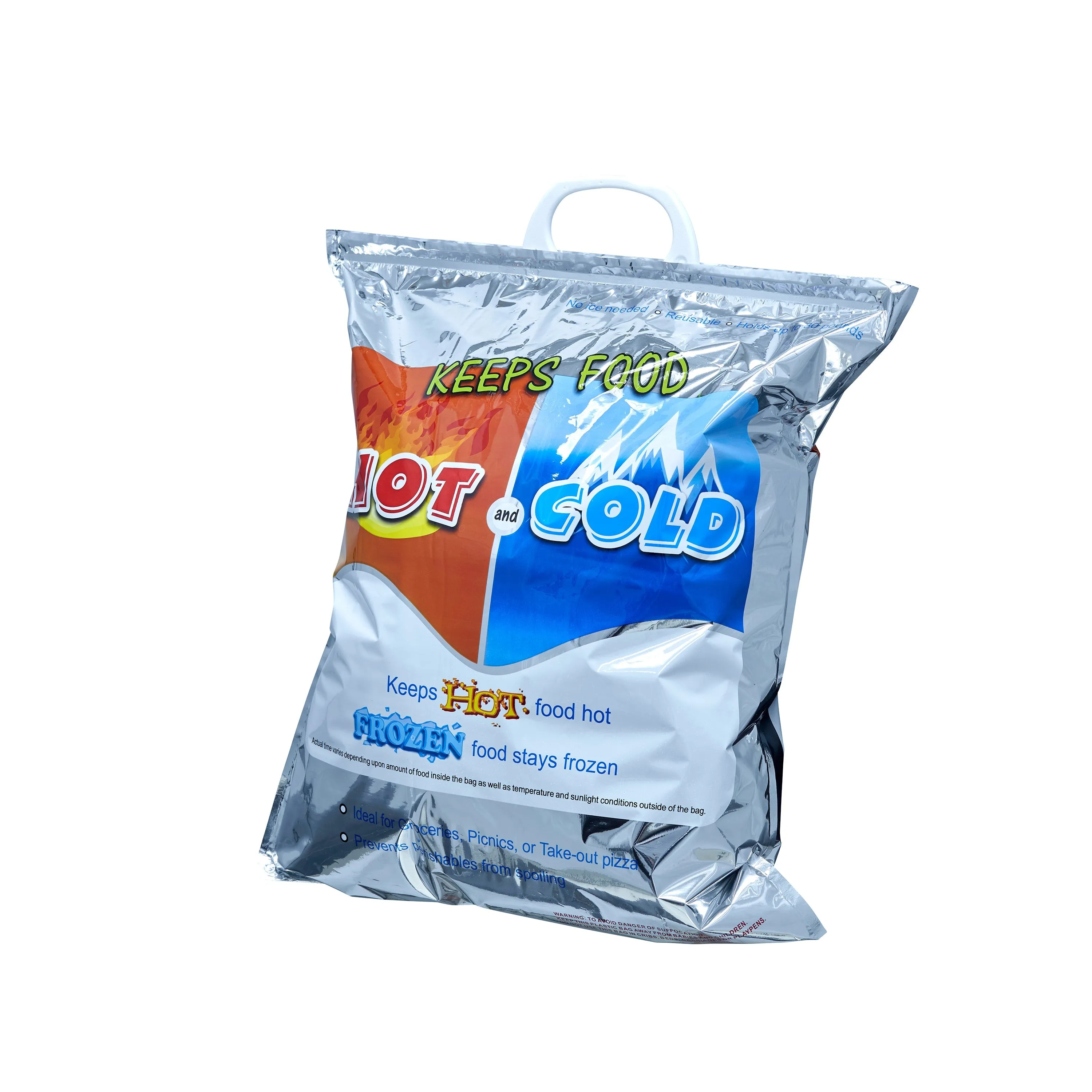 Hot and Cold Reusable Insulated Bag 16"X19.25" - 72 Pack