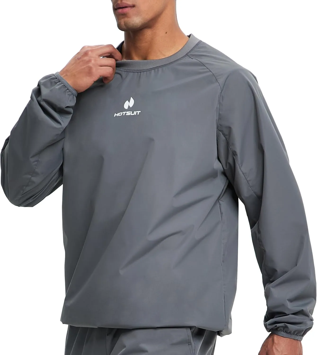 HOTSUIT Men Sauna Suit Sweat Suits Durable Gym Exercise Workout Jacket