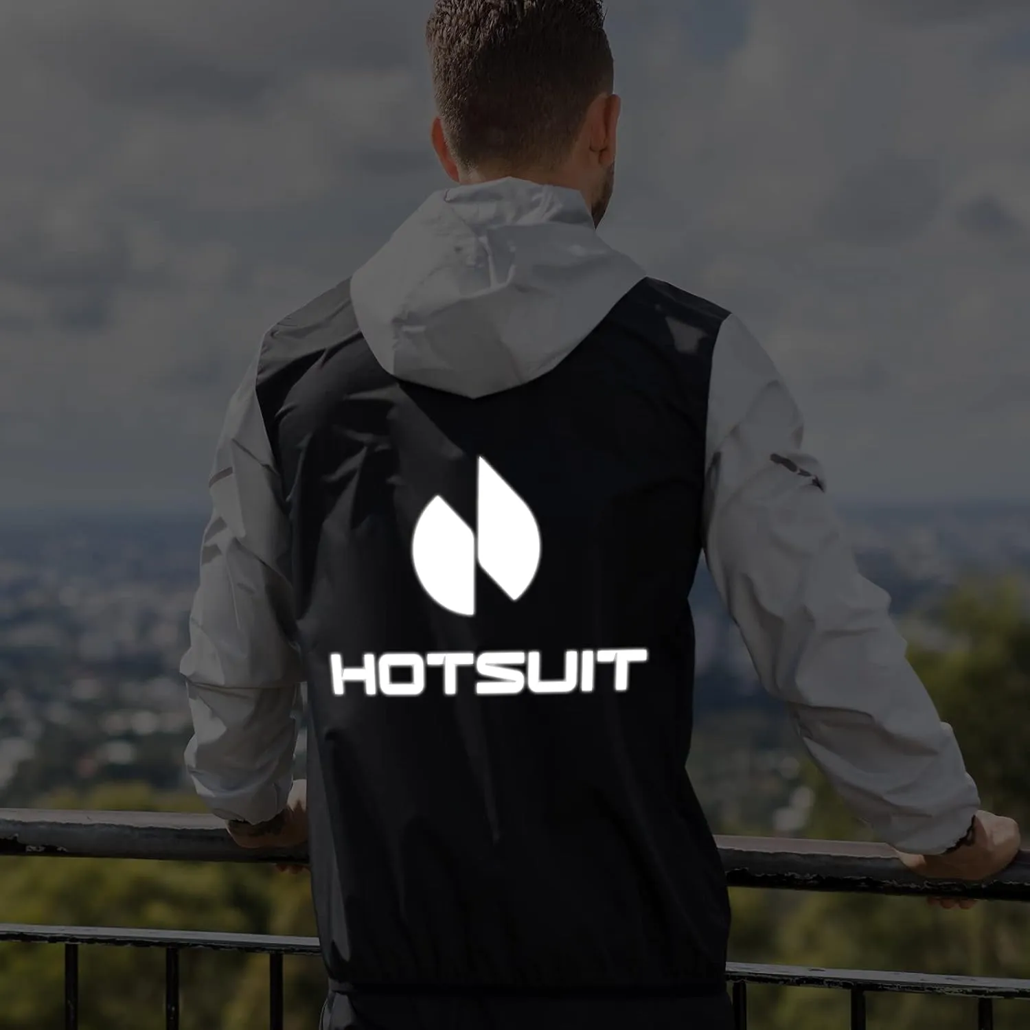 HOTSUIT Sauna Suit for Men Sweat Suits Gym Workout Exercise Sauna Jacket Pant Full Body