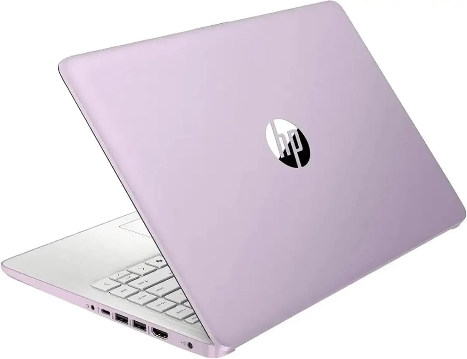 HP AI-Powered 14" HD Laptop with Microsoft Office and 1TB Cloud Storage Included for 1-Year| 16GB RAM|128GB SSD & 128GB Portable SSD| Intel 4-Core CPU| Webcam|Ultra Light| Windows 11| RK Bundle|Purple