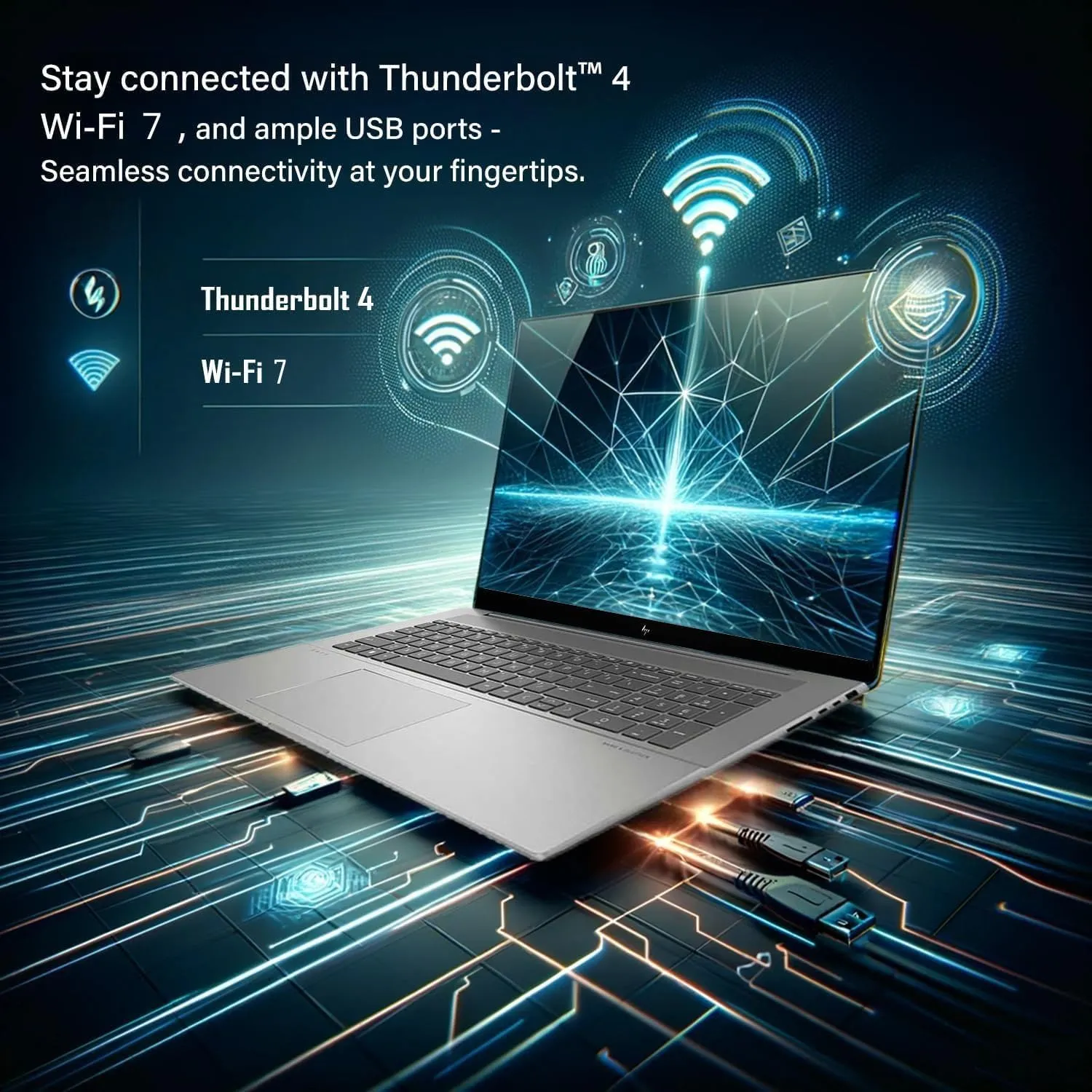 HP Envy Ultra 7 RTX 3050 Business Laptop, 17.3" UHD Display, Intel Core Ultra 7 155U, NVIDIA GeForce RTX 3050, 64GB DDR5 RAM, 2TB SSD, Backlit KB, Wi-Fi 7, W11P, ADATA 512 External SSD Bundle