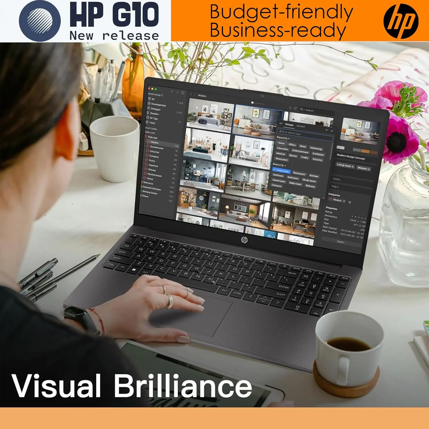 HP Laptop 255 G10 Notebook• 64GB RAM• 2TB SSD• 15.6" Full HD Display• Ryzen 3 7330U (Beat Intel i5-1135G7)• HDMI• USB-C• Wi-Fi 6• Bluetooth• Windows 11 Pro• Business or Personal Use