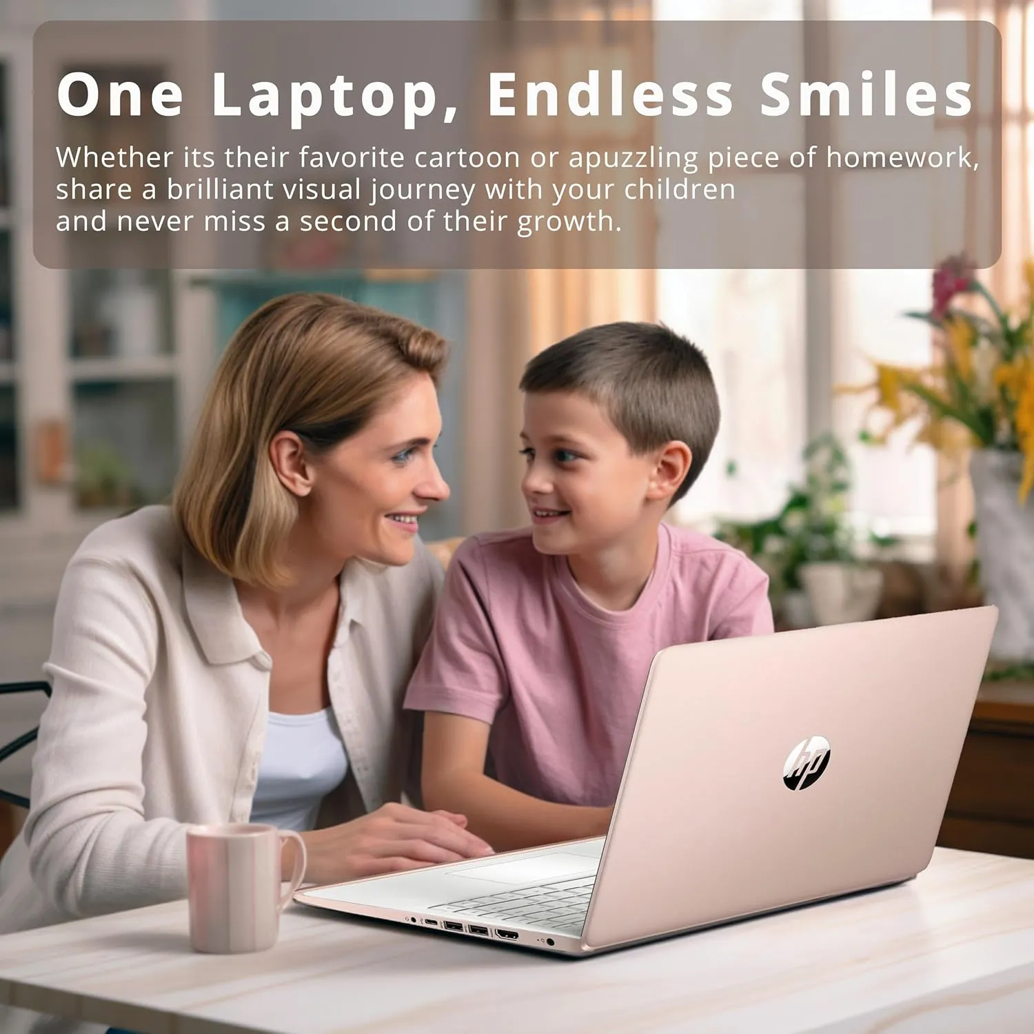 HP Stream 14" HD BrightView Laptop, Intel Celeron N4120 Processor, 8GB RAM, 64GB SSD, Intel UHD Graphics, 720p Webcam, WiFi, HDMI, Win 11 S, Gold (Renewed)