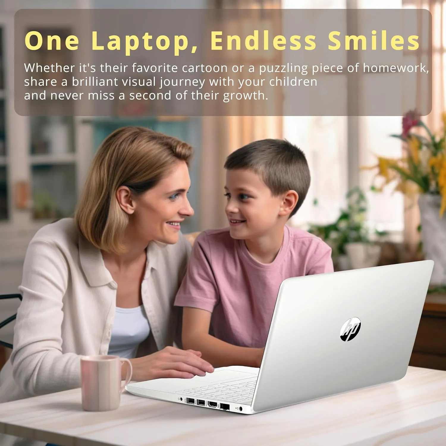 HP Stream 14" HD BrightView Laptop, Intel Celeron N4120 Processor, 8GB RAM, 64GB SSD, Intel UHD Graphics, 720p Webcam, WiFi, HDMI, Win 11 S, Silver (Renewed)