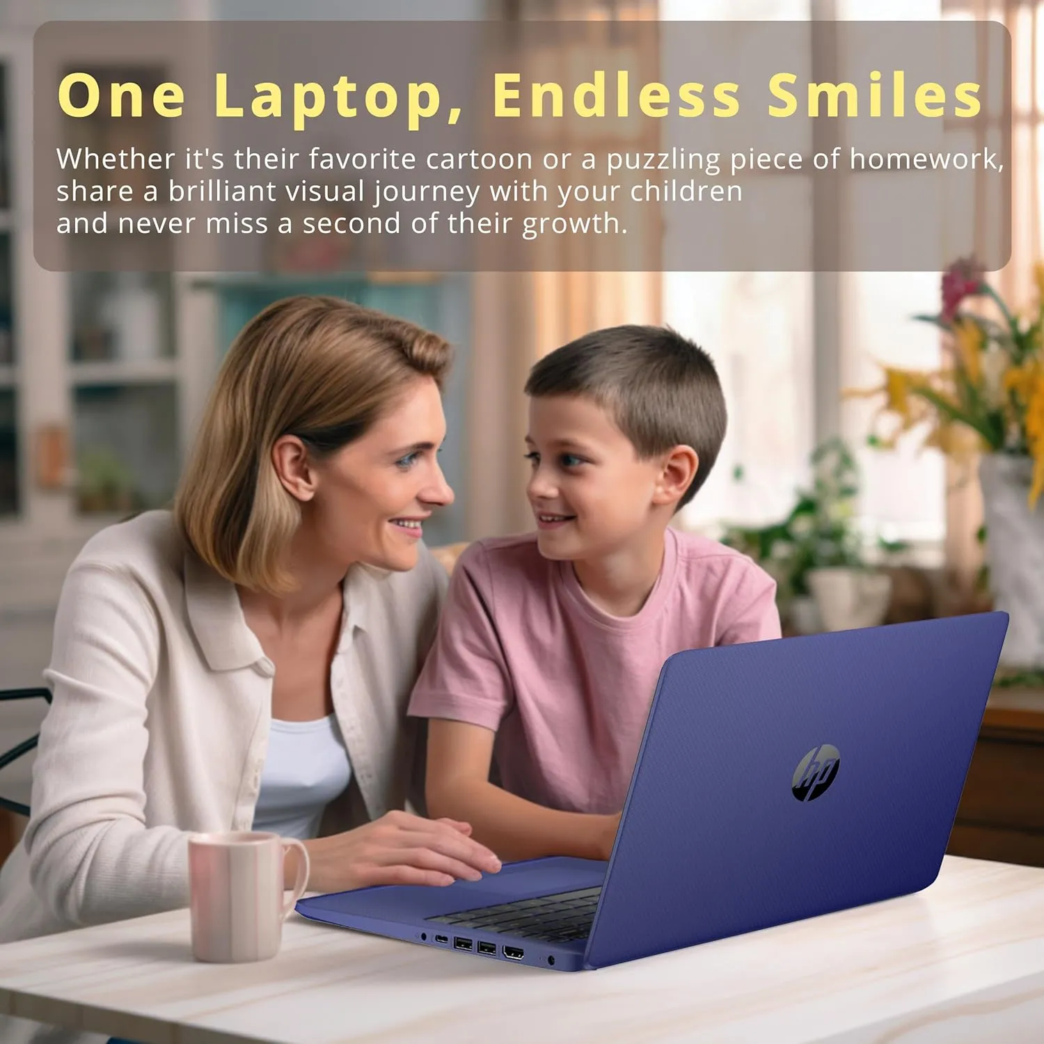 HP Stream 14" HD Lightweight Laptop, Intel Celeron N4120, 16GB RAM, 224GB Storage(64GB eMMC   160GB Docking Station), Intel UHD Graphics, HD Webcam, 1 Year Office 365, WiFi, Bluetooth, Win 11s, Blue