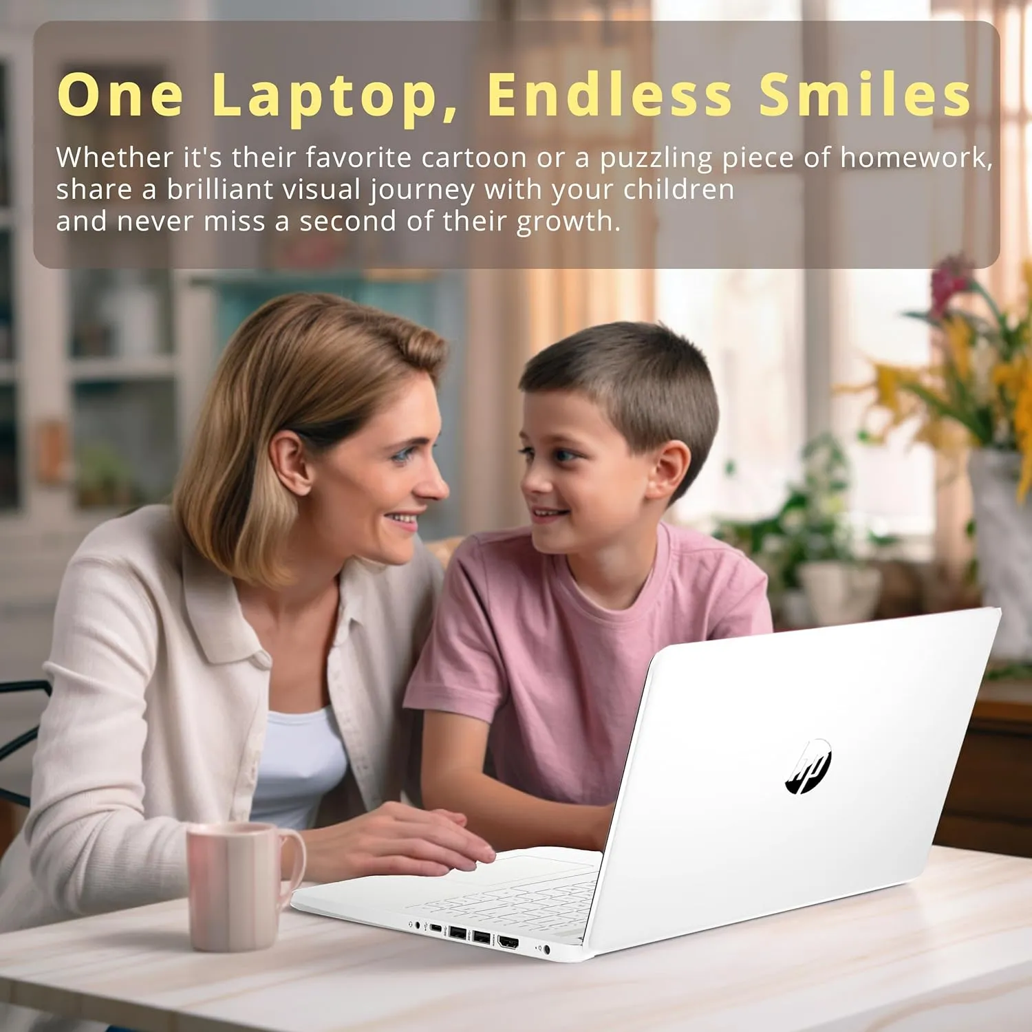 HP Stream 14" HD Lightweight Laptop, Intel Celeron N4120, 16GB RAM, 224GB Storage(64GB eMMC   160GB Docking Station), Intel UHD Graphics, HD Webcam, 1 Year Office 365, WiFi, Bluetooth, Win 11s, White