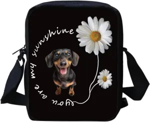 HUGS IDEA Animals Face Small Crossbody Bags Shoulder Handbag