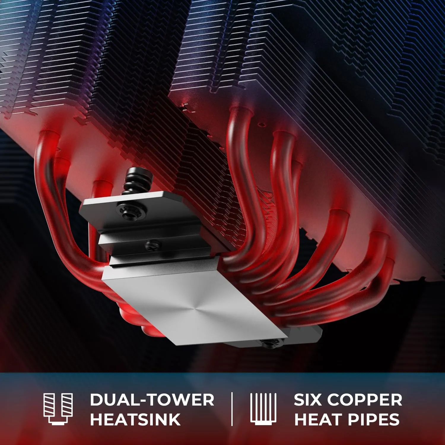 ID-COOLING FROZN A620 PRO SE ARGB Dual-Tower Air CPU Cooler with ARGB Lighting, 6×Ф6mm Heatpipes, Dual 120x120x25mm Quiet Fans, Intel LGA1700/1851/1200/115X; AMD AM4/AM5 (157mm in Height)