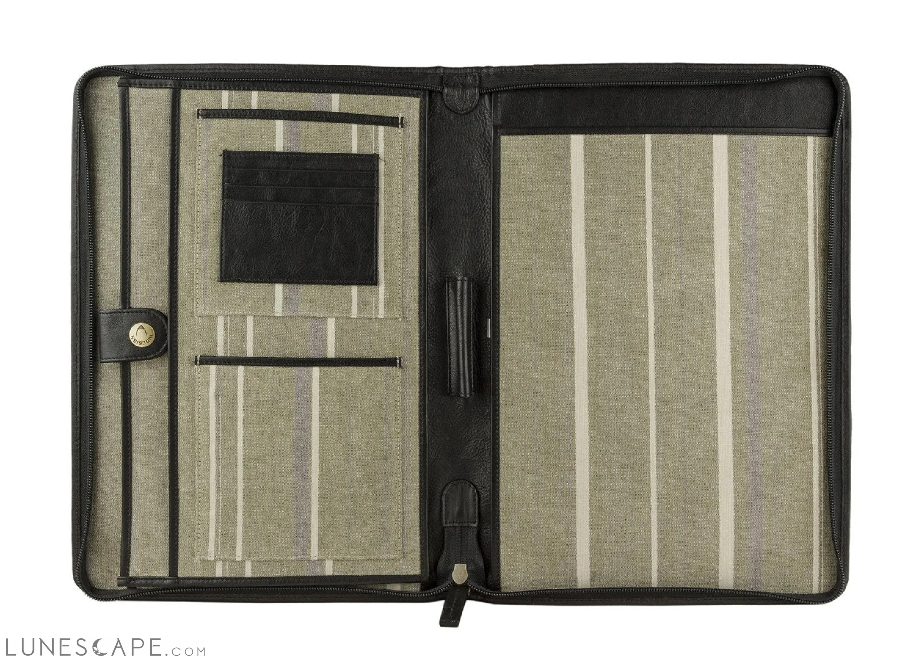 IMG iPad Leather Portfolio/Padfolio With Handmade Paper Notebook