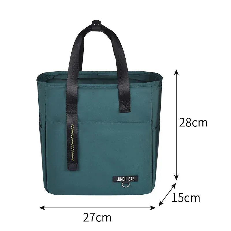 Insulated Bento Lunch Box Thermal Bag – Large Capacity Food Cooler for Travel and Picnics