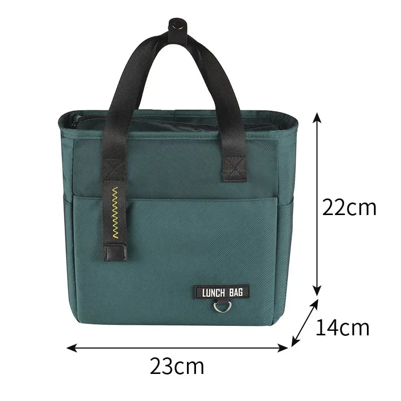 Insulated Bento Lunch Box Thermal Bag – Large Capacity Food Cooler for Travel and Picnics