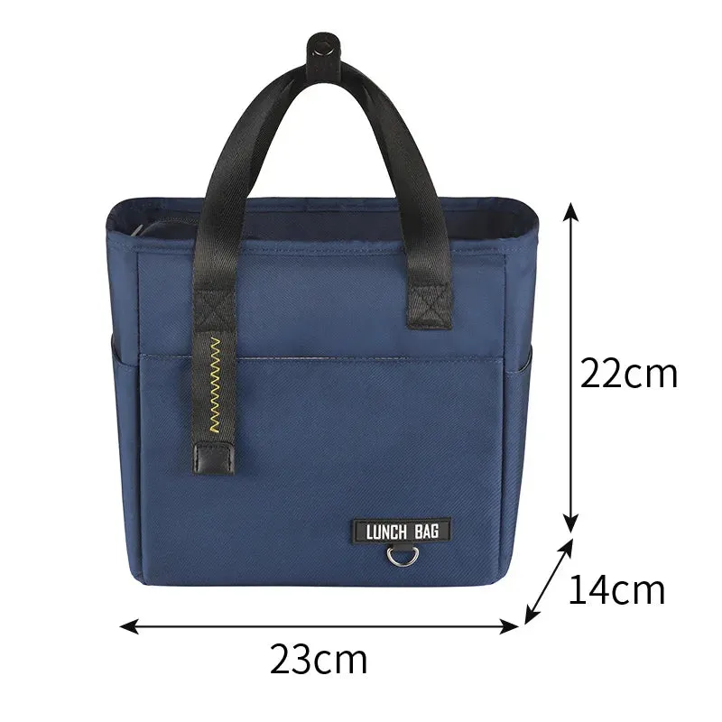 Insulated Bento Lunch Box Thermal Bag – Large Capacity Food Cooler for Travel and Picnics
