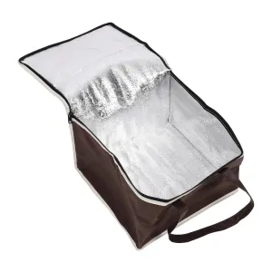 Insulated Food Storage Bag Stands Upright Warmer Bag Aluminum Portable Pizza Pouch for Groceries