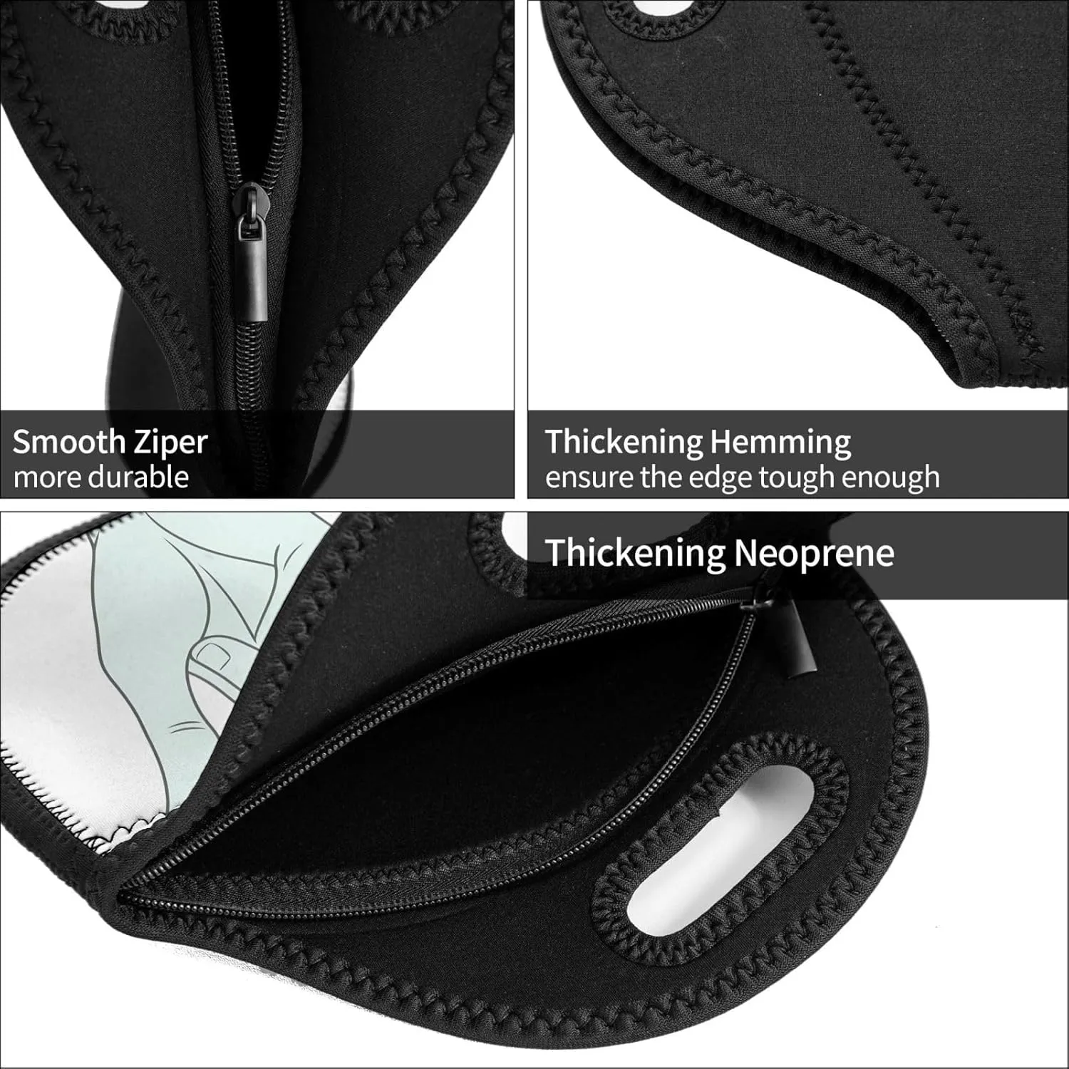 Insulated Lunch Bag Lunch Box for Women Man Sign Language Alphabet Lunchbox Portable Lunch Tote Bag for Work Picnic
