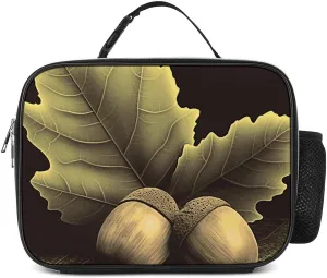 Insulated Lunch Bags for Women Two Acorns Reusable Lunch Boxes Waterproof Shoulder Bag Lunch Cooler Bag for Work