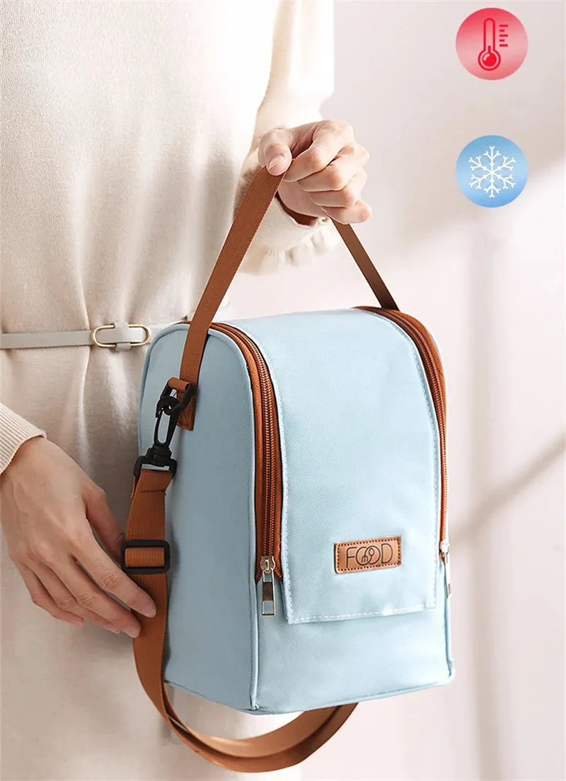 Insulated Lunch Tote - Portable & Waterproof Cooler Bag