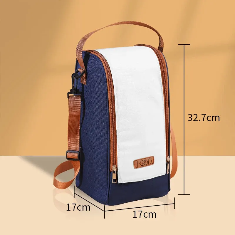 Insulated Lunch Tote - Portable & Waterproof Cooler Bag