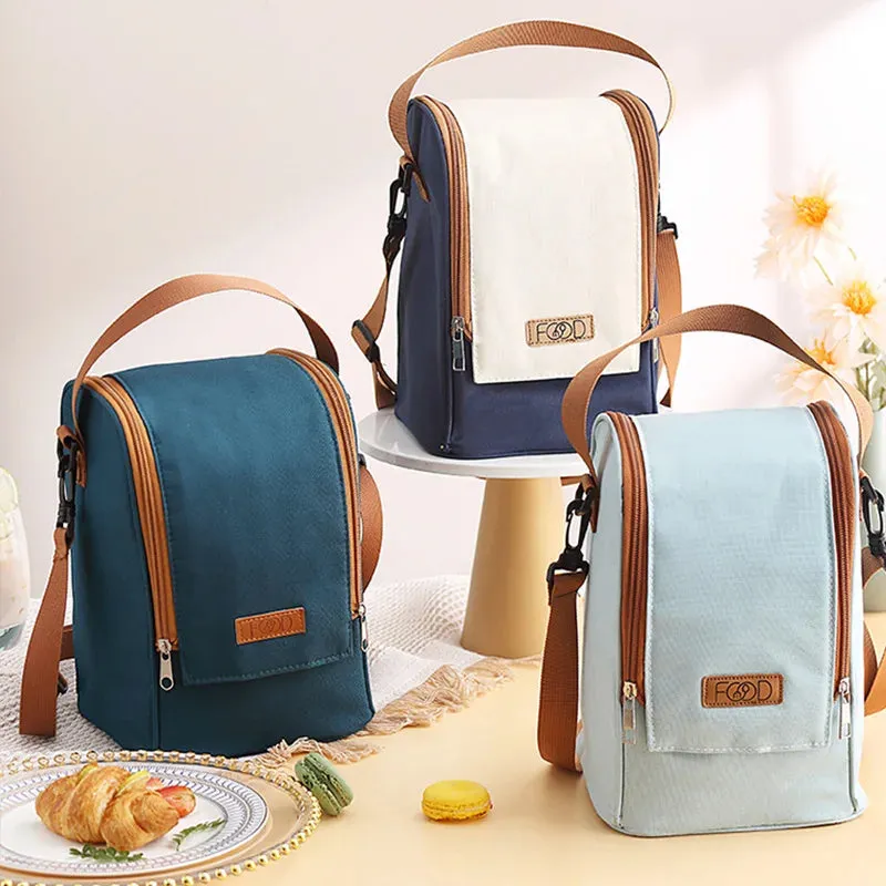 Insulated Lunch Tote - Portable & Waterproof Cooler Bag
