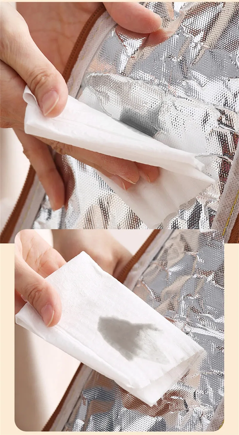 Insulated Lunch Tote - Portable & Waterproof Cooler Bag