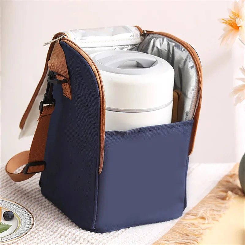 Insulated Lunch Tote - Portable & Waterproof Cooler Bag