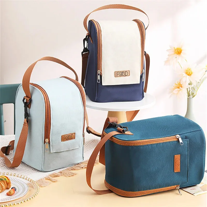 Insulated Lunch Tote - Portable & Waterproof Cooler Bag