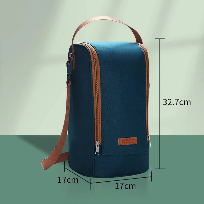 Insulated Lunch Tote - Portable & Waterproof Cooler Bag