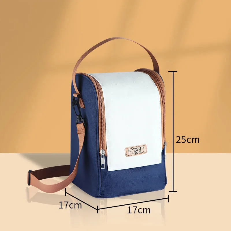 Insulated Lunch Tote - Portable & Waterproof Cooler Bag