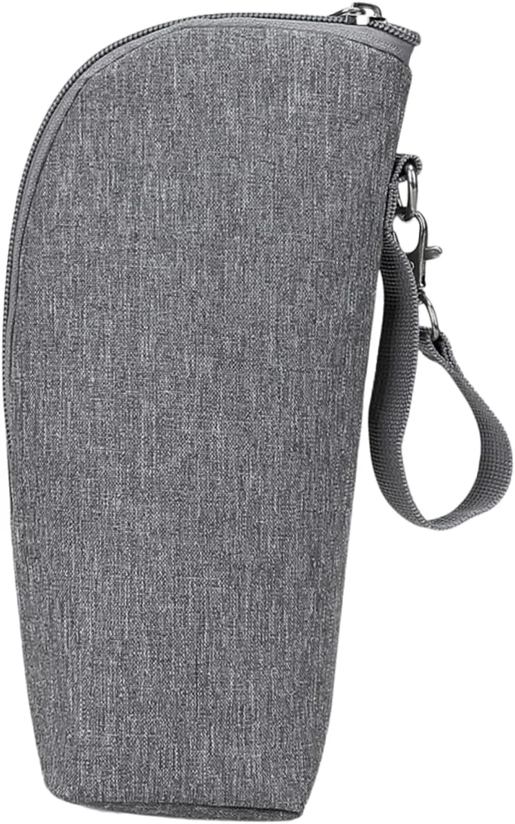 Insulated Milk Bottle Bag for Travel Thermal Pouch for Bottles Convenient Zipper Design for Parents Keeps Milk at Optimal Temperature