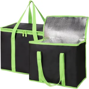 Insulated Reusable Grocery Shopping Bags, 4 Packs