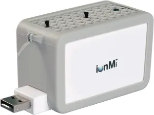IonPacific ionMi, 2-1 Stationary & Wearable Negative Ionizer Travel Purifier with Highest Output - Up to 20 Million Negative Ions/Sec, USB Rechargeable, Eliminates: Pollutants, Allergens, Mold, Germs