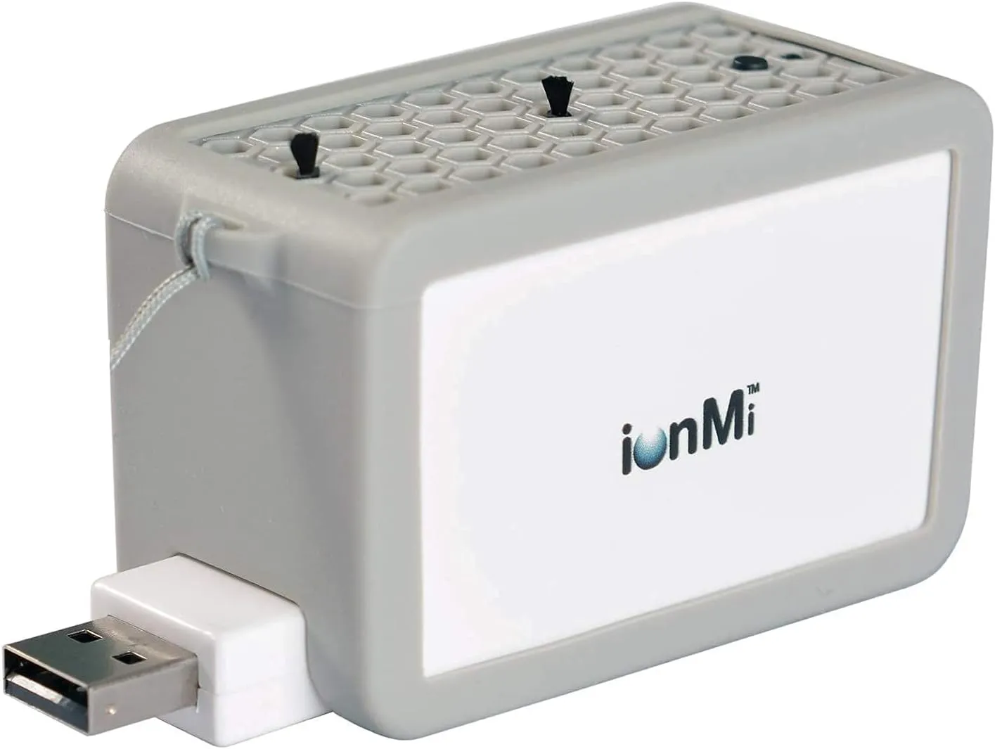 IonPacific ionMi, 2-1 Stationary & Wearable Negative Ionizer Travel Purifier with Highest Output - Up to 20 Million Negative Ions/Sec, USB Rechargeable, Eliminates: Pollutants, Allergens, Mold, Germs