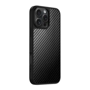 iPhone 16 Plus Scott Series Carbon Fiber Texture Shockproof Phone Case