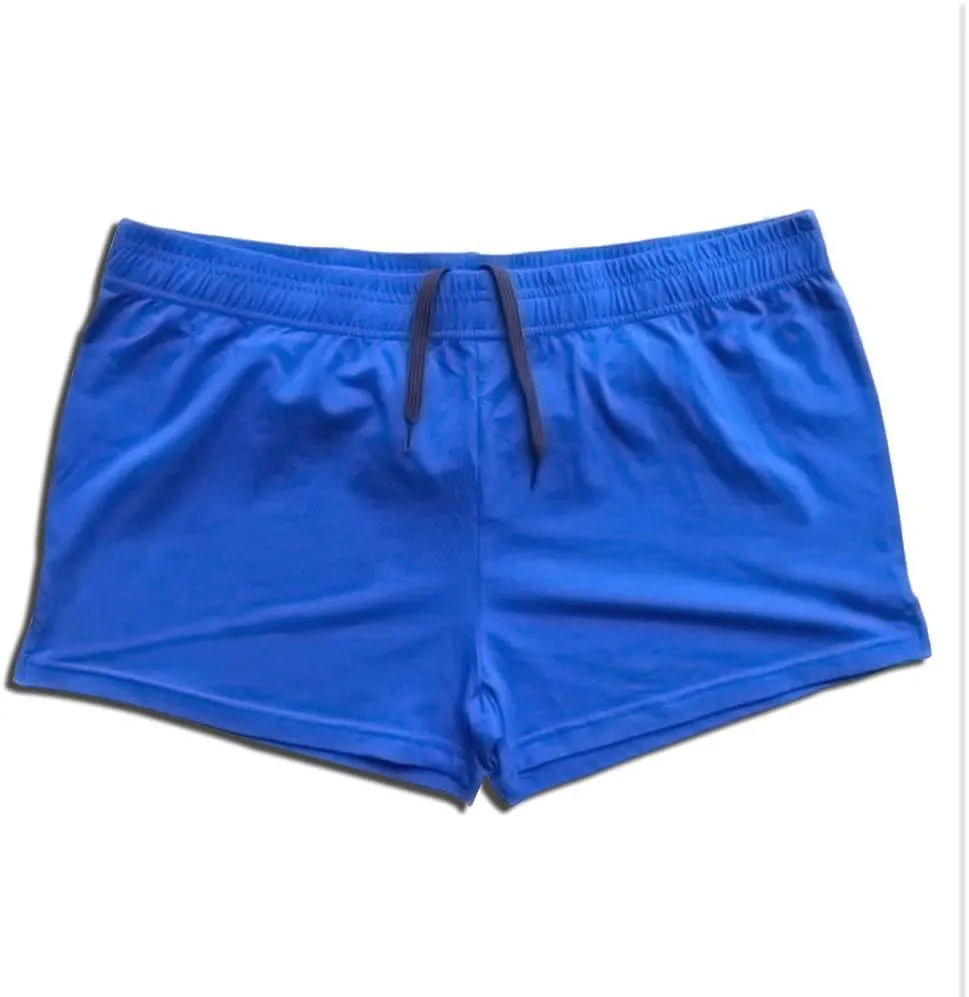 JEEING GEAR Men's Bodybuilding Gym Workout Fitness Shorts 3" Inseam inch Cotton Without Pocket