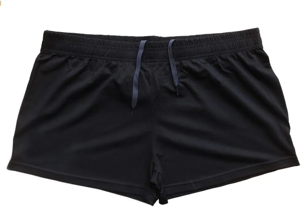 JEEING GEAR Men's Bodybuilding Gym Workout Fitness Shorts 3" Inseam inch Cotton Without Pocket