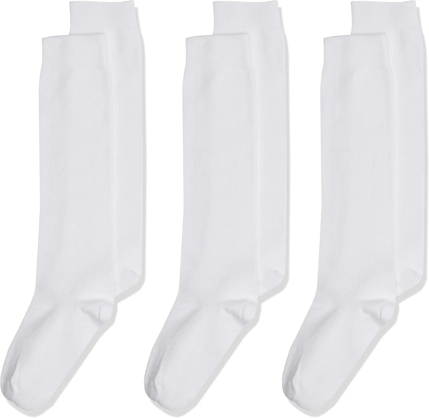 Jefferies Socks Girls 2-6X School Uniform Knee High 3 Pair Pack