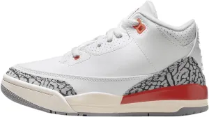 Jordan Air 3 Retro 'Georgia Peach' Pre-School (FQ9174-121, White)