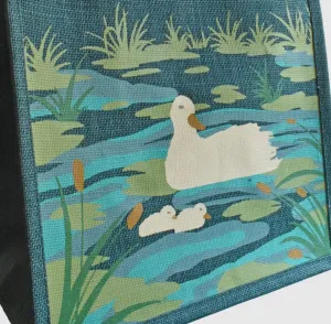 JUTE ‘DUCK’ SHOPPING BAG