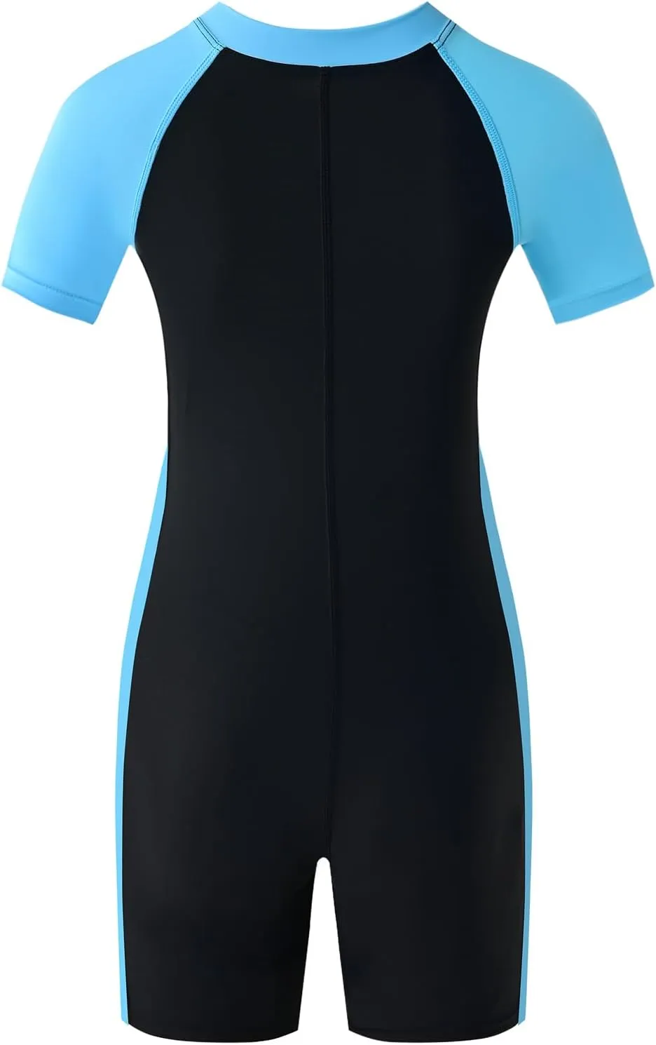 karrack Girls and Boys One Piece Rash Guard Swimsuit Kid Water Sport Short Swimsuit UPF 50  Sun Protection Bathing Suits