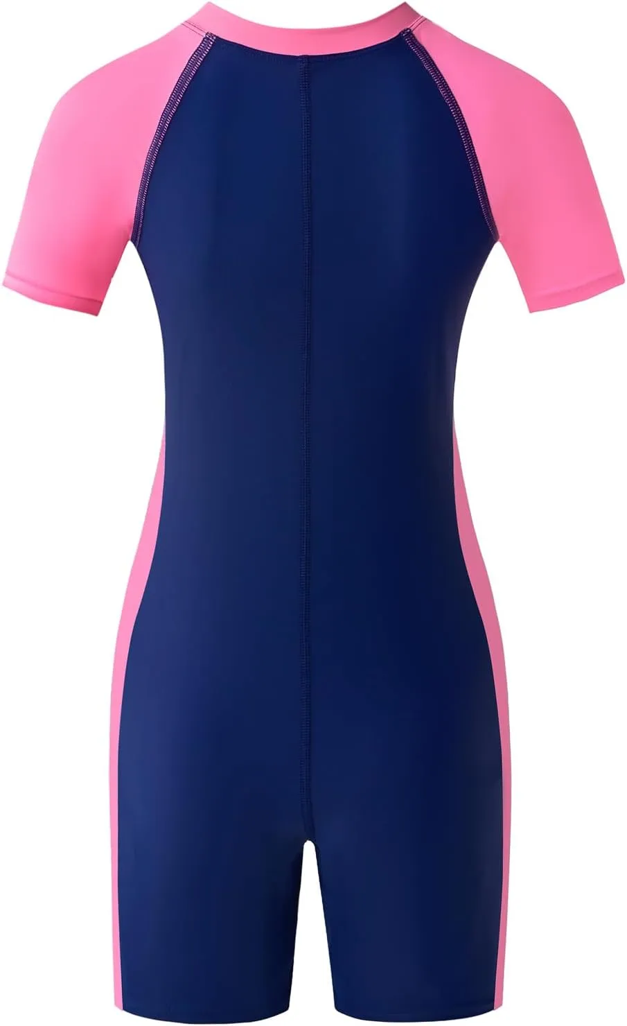 karrack Girls and Boys One Piece Rash Guard Swimsuit Kid Water Sport Short Swimsuit UPF 50  Sun Protection Bathing Suits