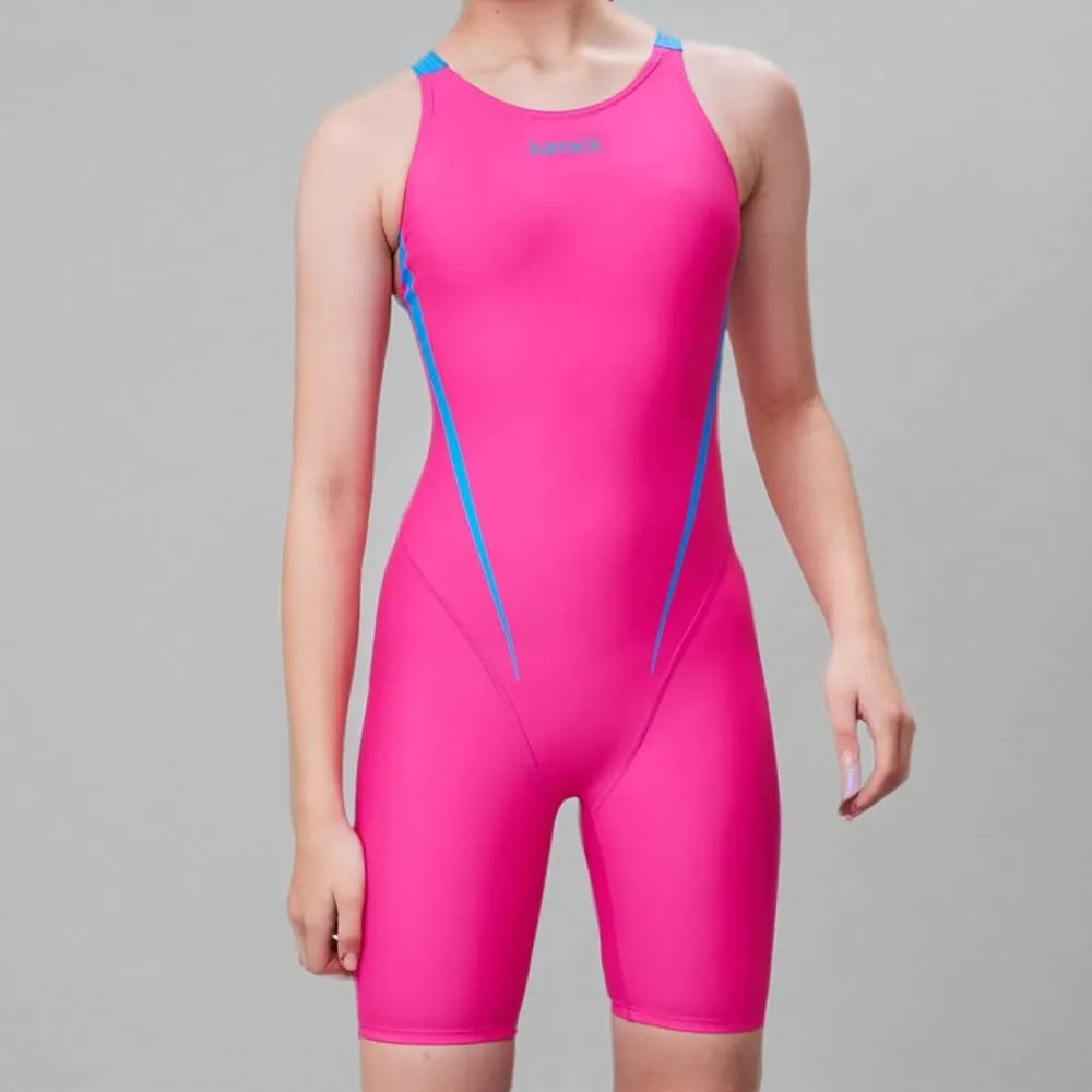 karrack Girls Swimming Suit Sports Conjoined Girls Training Competition Children Swimming Suit