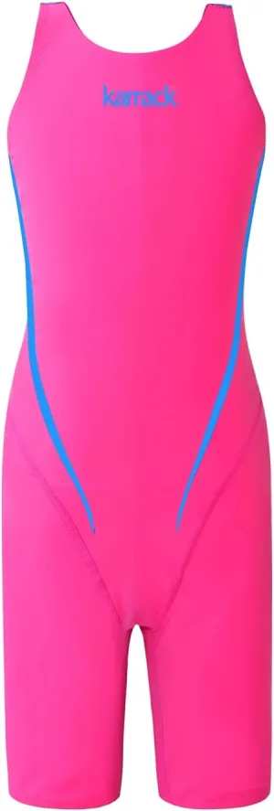 karrack Girls Swimming Suit Sports Conjoined Girls Training Competition Children Swimming Suit