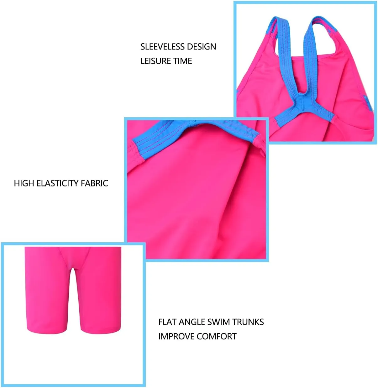 karrack Girls Swimming Suit Sports Conjoined Girls Training Competition Children Swimming Suit