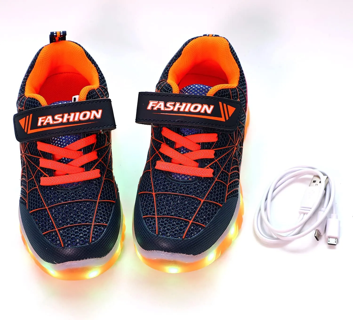Kids Light Up Shoes Flashing Lights Bright Colors Comfortable Design for Boys Girls