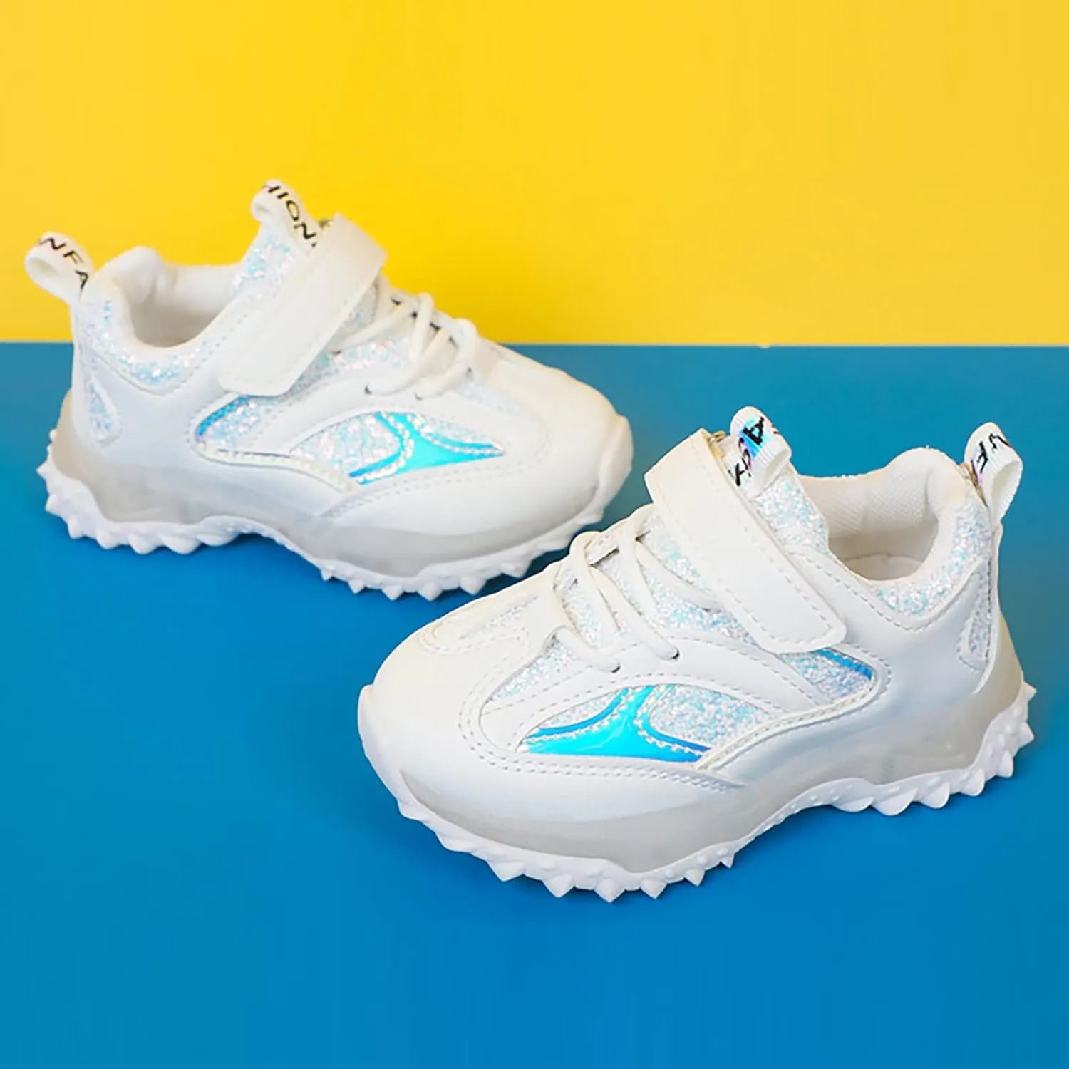 Kids Light Up Shoes for Girls Boys Flash Non Slip Soft Sole Sneakers for Birthday Thanksgiving Girls Shoe Size 12