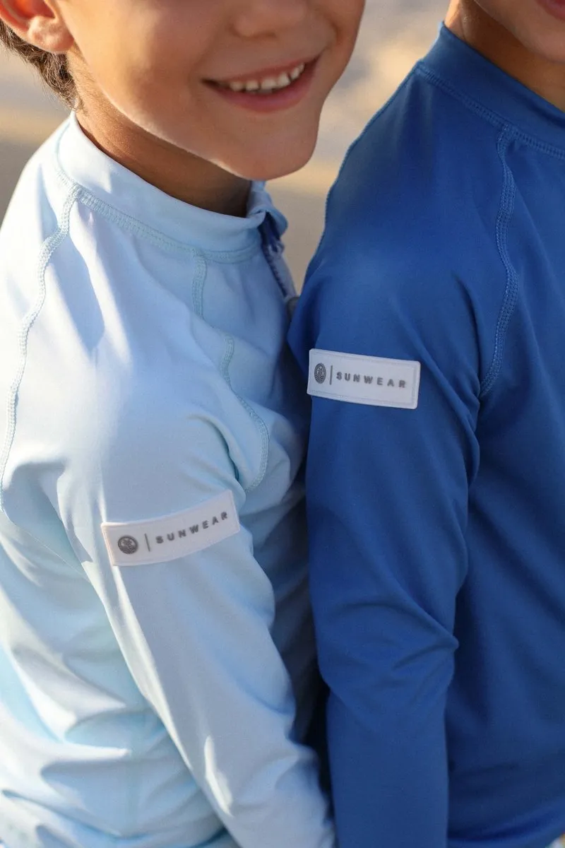 Kids UV T-Shirt - Long sleeve  - Fresh Blue