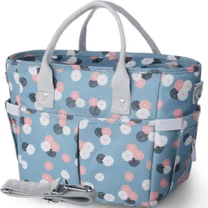 KIPBELIF Cute&Classy Roomy Insulated Lunch Bags for Women - Stylish & Functional Large Tote Adult Lunch Box for Working & Picnic